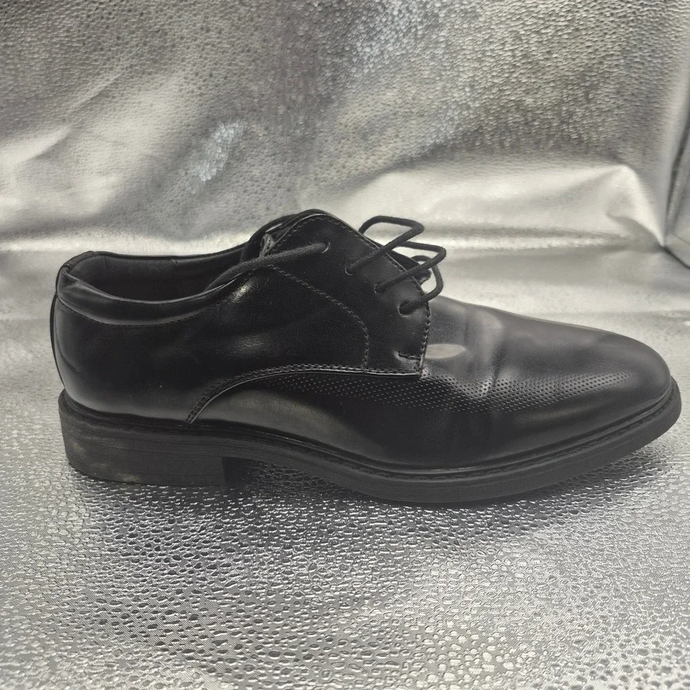 Restoration Charles Mens Black Lace Up Formal Dress Shoes 4M 702546